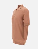 Polo in cotone a punto quadretto PL1MC CR14Q065 FILIPPO DE LAURENTIIS 