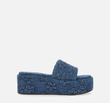 "The Puffy  Daisy Denim Platform Sandal" 2P5FFS001F15 492 MARC JACOBS 