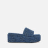 "The Puffy  Daisy Denim Platform Sandal" 2P5FFS001F15 492 MARC JACOBS 