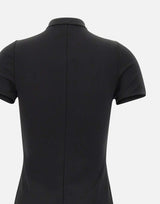"Interlock tracksuit mini dress" 325JRO686JS0250 BLACK COURREGES 