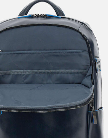 Zaino "Blue Square" in pelle CA4762B2 BLU2 PIQUADRO 