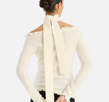 "Knit off shoulder top" 114737 857 ROTATE BIRGER CHRISTENSEN 