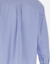 Camicia oversize SRC a righe SI019710302ST02 BLUE SPORTY & RICH 