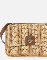 Borsa a tracolla in paglia 50563320 119 BOSS 