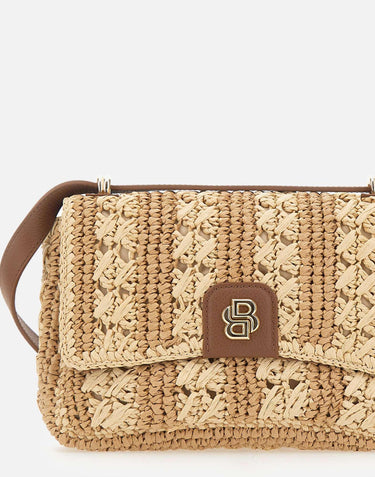Borsa a tracolla in paglia 50563320 119 BOSS 