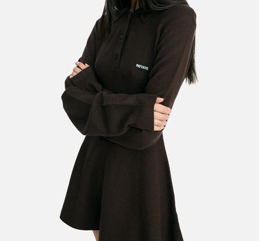"Slinky Knit Polo Dress" 115488 1667 ROTATE BIRGER CHRISTENSEN 
