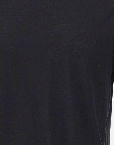 T-shirt in lino DK17130 NERO DIKTAT 