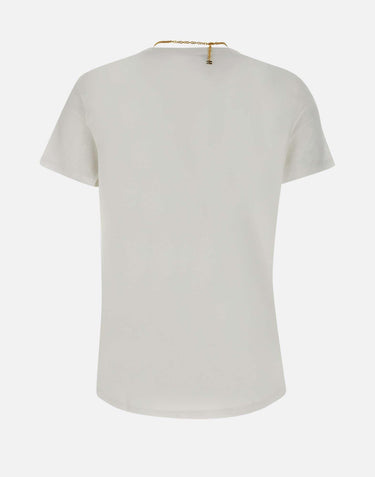 T-shirt in cotone con collana MA02951E2 270 ELISABETTA FRANCHI 