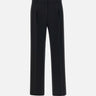 Pantaloni "Dbl Pleat" in crepe Admiral L1009211 001 THEORY 