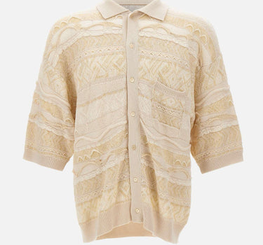 Camicia in maglia jacquard "Laneus" S5LAMAPO003 00231 LANEUS 