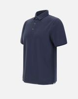 Polo in modal e cotone DK87111 BLU DIKTAT 