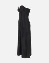 Abito midi con scollo strutturato 26EJR0308VI0267 P001 RABANNE 
