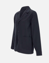 Blazer "New sycamore" in fresco lana S25MOVS076 DARKNAVY OFFICINE GENERALE 