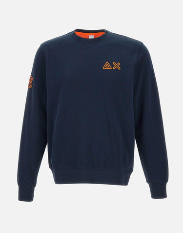 "Fluo fleece sweatshirt" F35115 07 SUN68 
