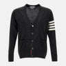 "Classic V-Neck Cardigan In Fine Merino Wool" MKC002A Y1014022 THOM BROWNE 