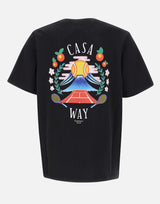 "Casa way mountain printed t-shirt" MPF25JTS001 09 CASABLANCA 
