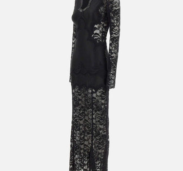 Abito lungo in pizzo 26PJR0231PA0170 P001 RABANNE 