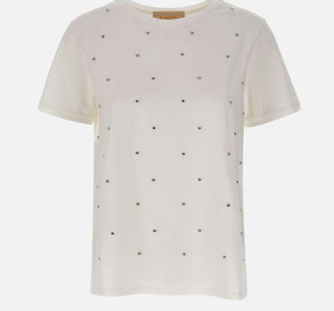 T-shirt con cristalli RIJDK002 1041 KAOS 