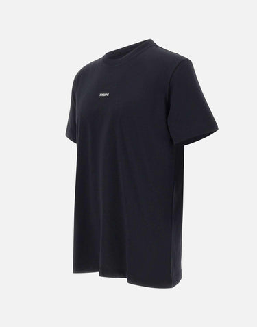 T-shirt con logo ricamato e stampa sul retro F0456325 9000 ICEBERG 