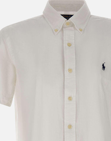 Camicia in seersucker custom-fit 710906575 001 POLO RALPH LAUREN 