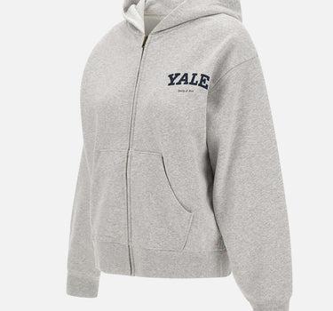 Felpa con zip "Yale" ST088611678GY03 HEATHGRAY SPORTY & RICH 