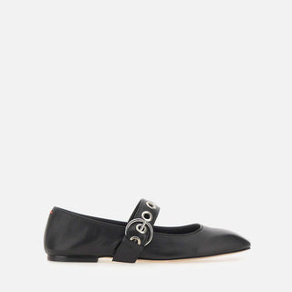 Ballerine "Uma Eyelet" RKLS08FL159 BLACK AEYDE 