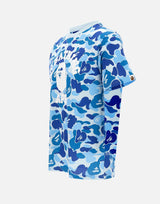 T-shirt "College ABC Camo" 001CSM301011M BLUE BAPE 