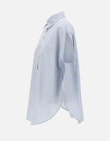 Camicia in popeline di cotone a righe CFWWSI2021 FRUT537831199 WOOLRICH 