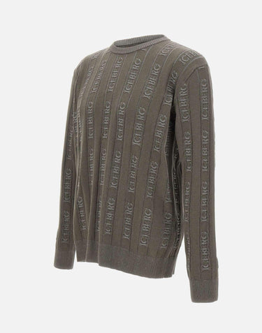 Maglia con logo Iceberg all over A0117604 5591 ICEBERG 