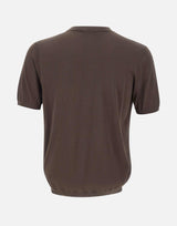 Maglia a maniche corte in misto seta e cotone 300421 170 KANGRA 