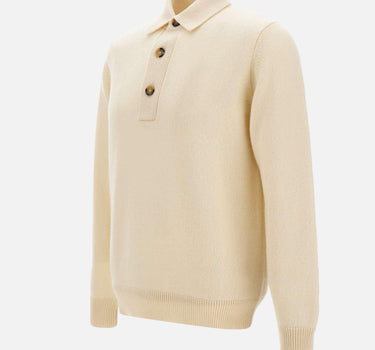 Polo in maglia di lana e cashmere PL3ML WC7R020 FILIPPO DE LAURENTIIS 