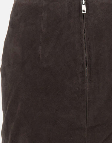 Minigonna in pelle scamosciata 116168 1111 ROTATE BIRGER CHRISTENSEN 