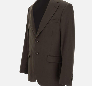 Blazer "Giovanni" in lana W24MTLG401 COFFEE OFFICINE GENERALE 