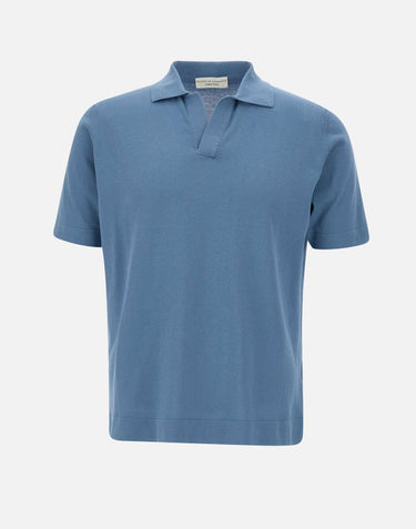 Polo in crepe di cotone PL0MCSK CR14R870 FILIPPO DE LAURENTIIS 