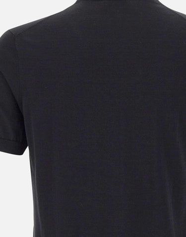 Maglia in cotone a maniche corte DK17036 NERO DIKTAT 
