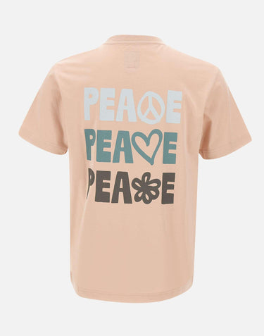 T-shirt "Shitake flower peace" in cotone EM001717 AF14836F4033 EMPORIO ARMANI 