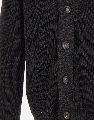 Cardigan in viscosa con lurex EM004122 AF20938OC003 EMPORIO ARMANI 