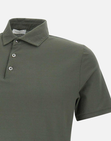 Polo in cotone Supima DK87102 MILITARE DIKTAT 