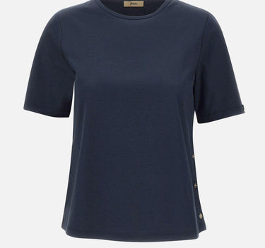 T-shirt in cotone interlock JG000258D M01520639200 HERNO 
