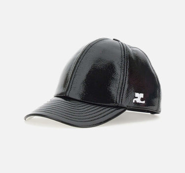 Cappello da baseball in vinile "Reedition" PERACT002VY0014 BLACK COURREGES 