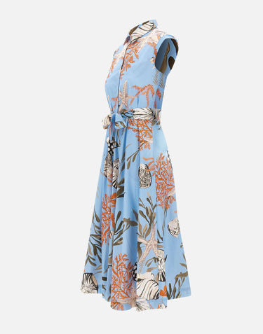 Chemisier in cotone stretch 2613221202200 002 MARELLA 