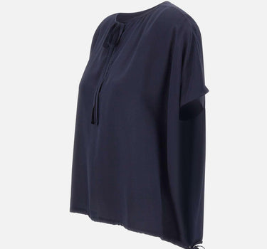 Blusa in misto viscosa e seta SP5NT025 3000 KAOS 