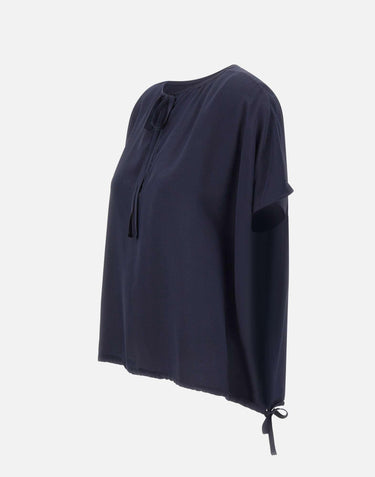 Blusa in misto viscosa e seta SP5NT025 3000 KAOS 