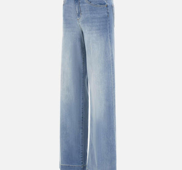 Jeans flare con strass UA6068DS081 79029 LIU-JO 