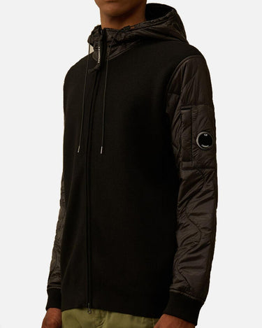 "Hooded merino wool jacket" 19CMKN063A 006390M999 C.P. COMPANY 