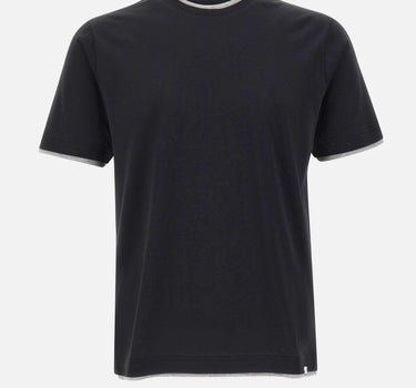 T-shirt in cotone Supima DK17105 NERO DIKTAT 