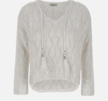 Maglia in lino e cotone 170060 001 KANGRA 
