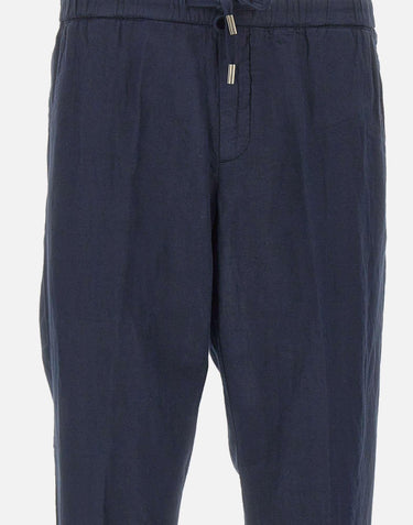 Pantaloni in misto lino con coulisse 26PG1649 037 PERFECTION 