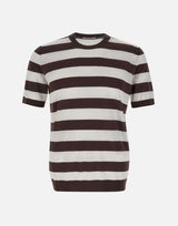 Maglia in cotone a righe 303321 232 KANGRA 