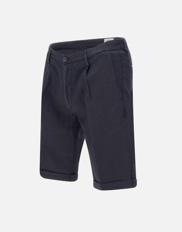 Bermuda in cotone e lino BS061 0A6174204 RE-HASH 